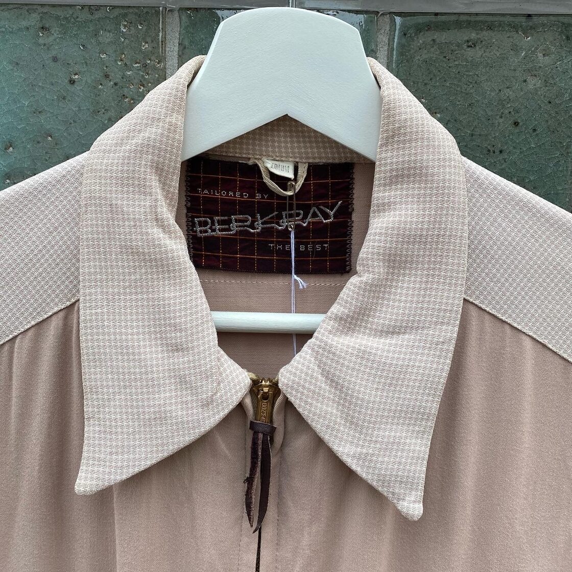 50s BERKRAY Gabardine Jacket / vintage ビンテージ ギャバジャン 