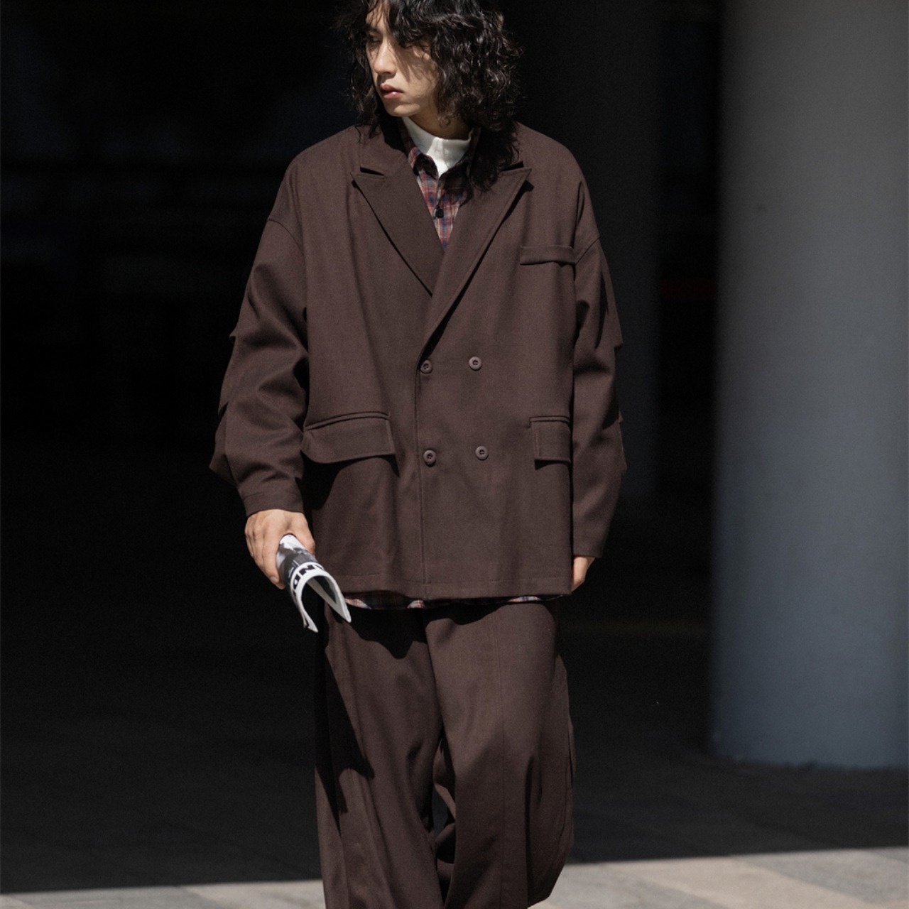 ダブルボタン ボックスシルエット ジャケット K5508 - 8