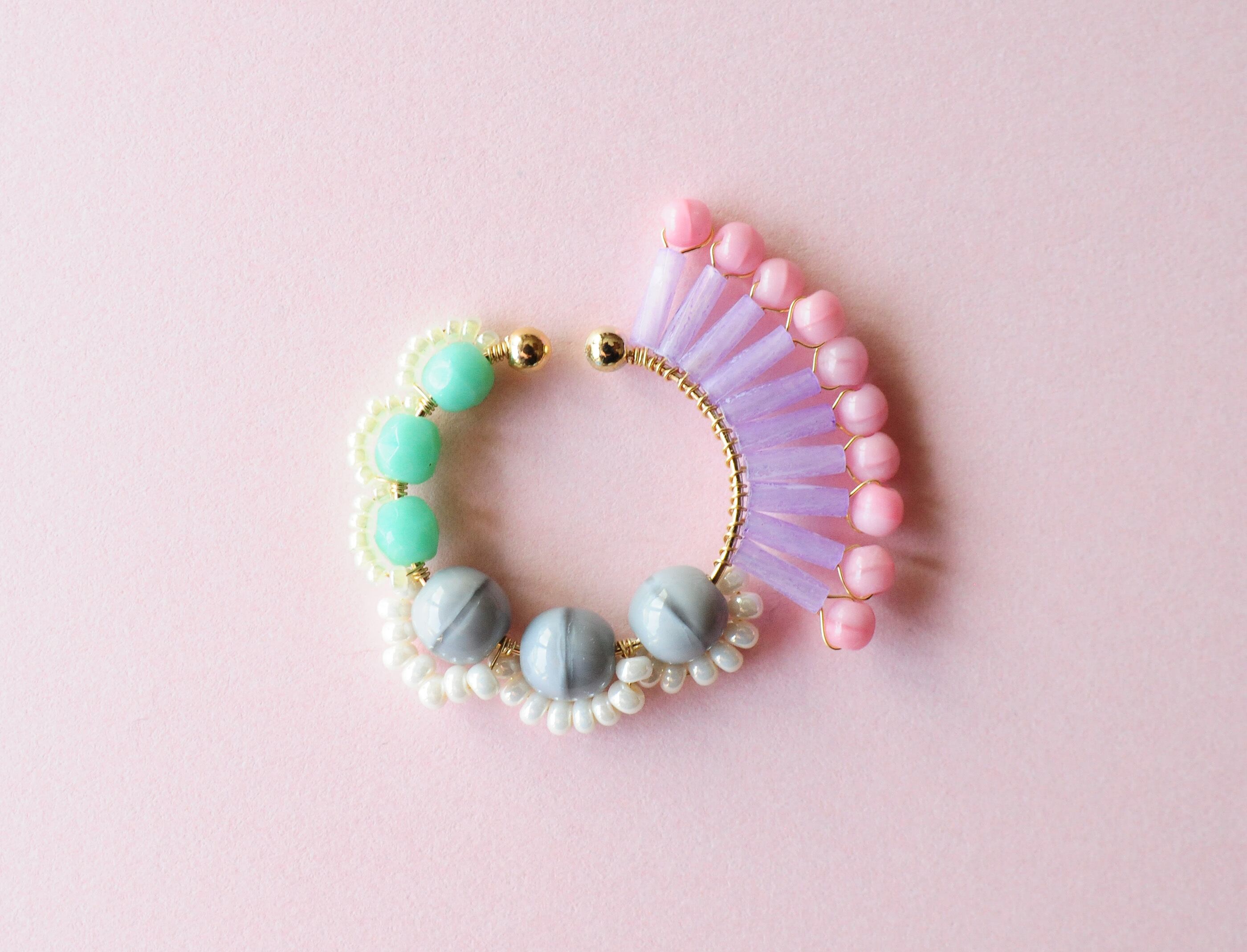 ＜Rollo～イロヅクビジュー～＞イヤーカフ『 ハミングバード/hummingbird 』<33>