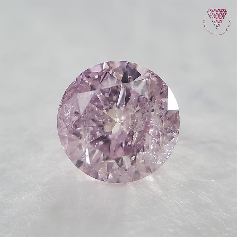 0.061 ct V. L. Pur. Pink 天然 ピンク ダイヤモンド