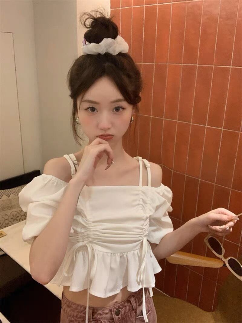 オフショルダー ショート丈トップス G104CT0151