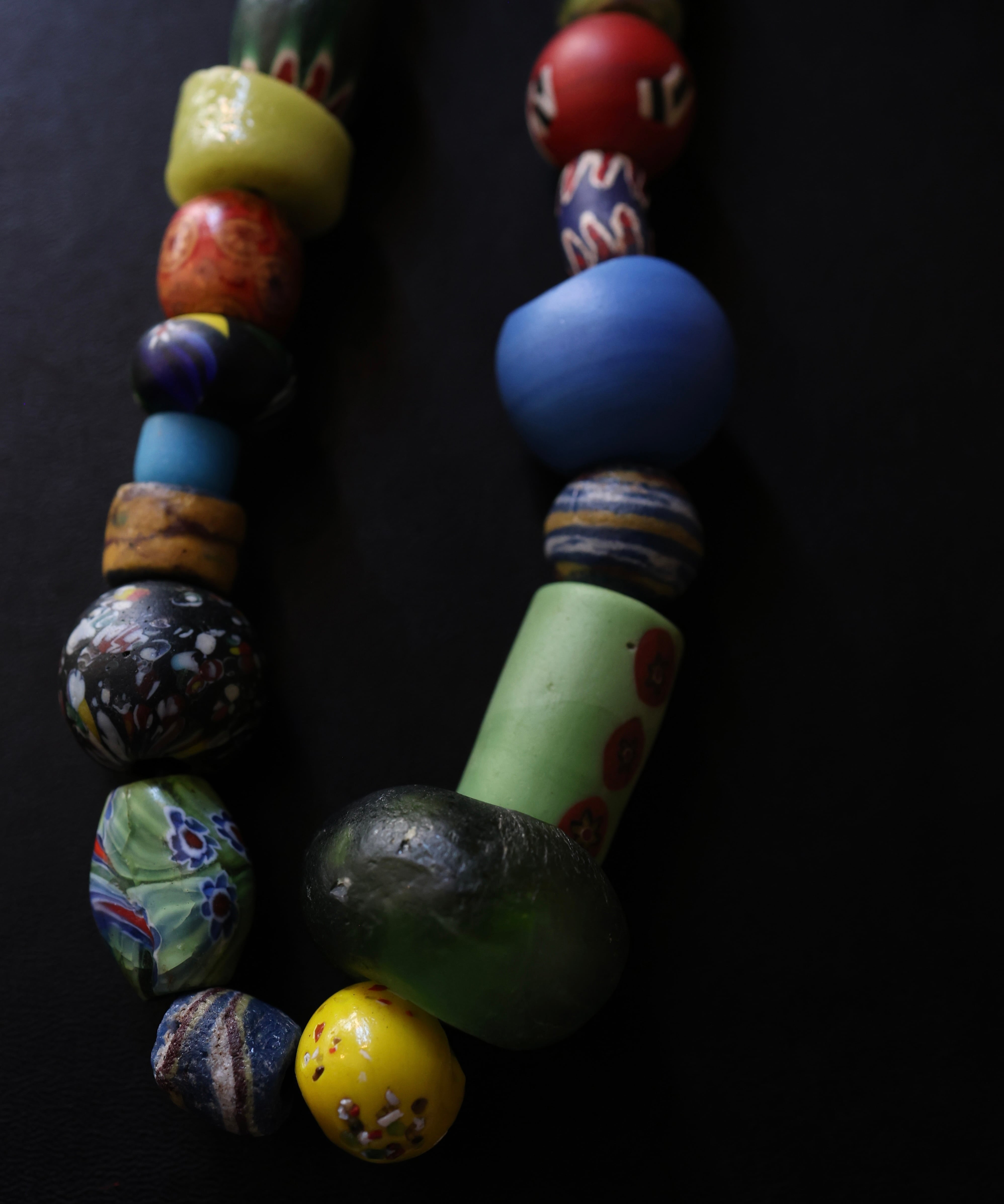 Lamrof /LM-26FW-AC01 AFRICAN BEADS CHAIN by SHITABAKABA