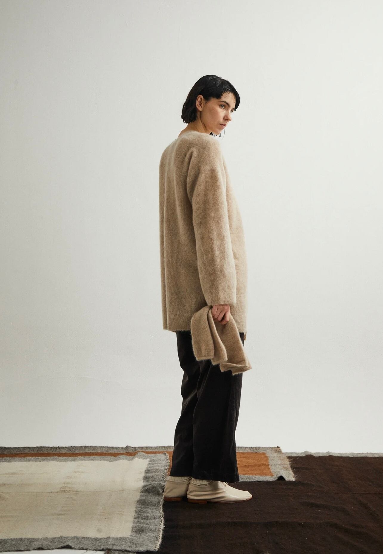 unfil/ スーパーキットモヘヤカーディガン（ロング丈） | anouk 