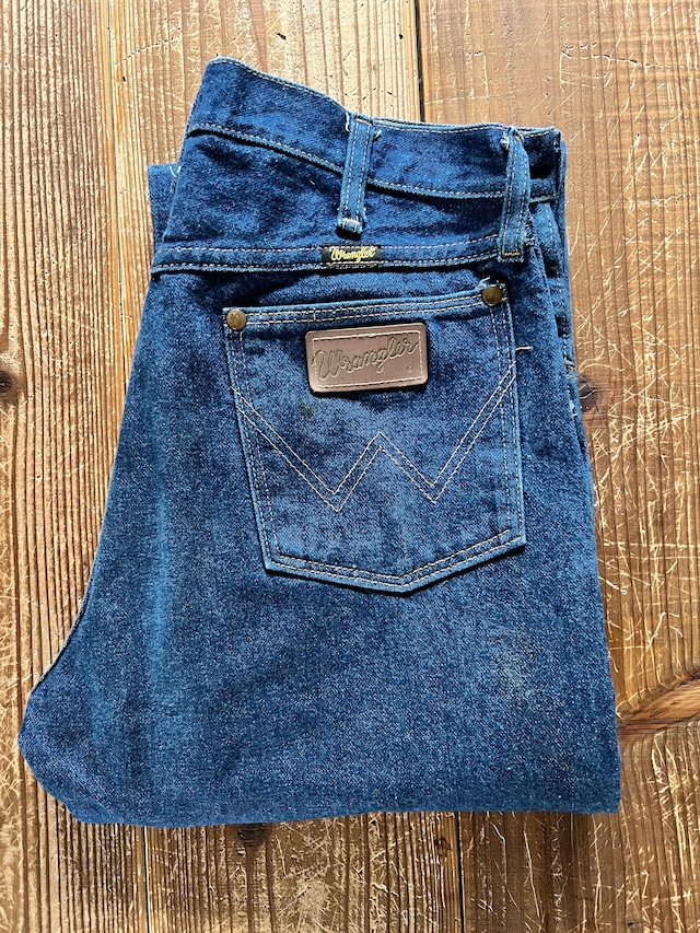 80's〜 Wrangler 13MWZPW デニムパンツ 濃紺 実寸(33×30.5) USA製