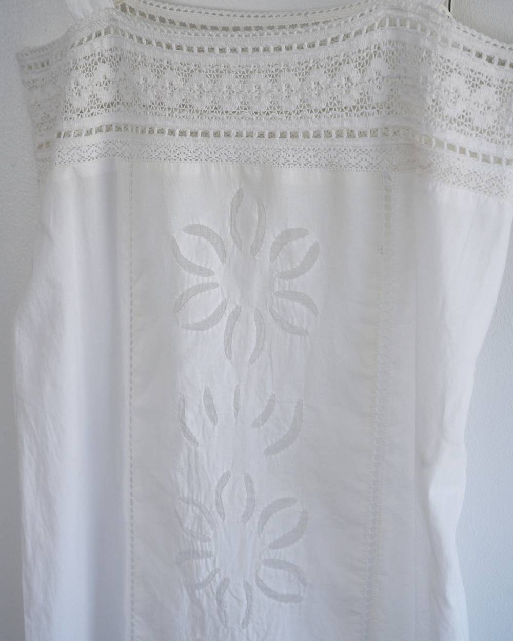 anuke Patchwork Lace Onepiece ホワイト 38 anuke】Patchwork Lace