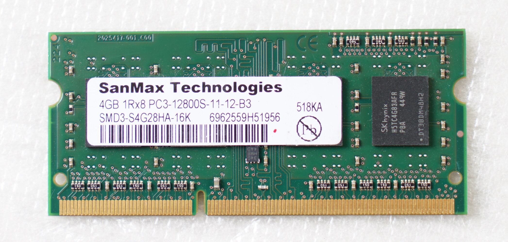 SanMax  DDR3  4GB✖4