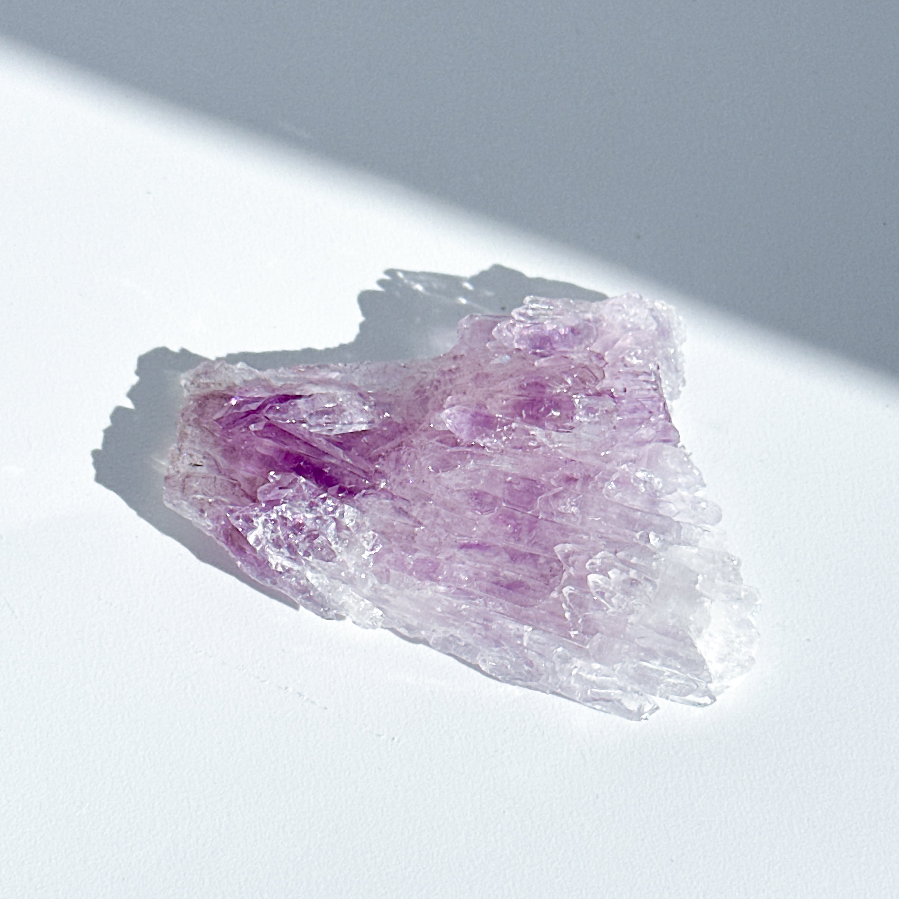 フラワーアメジスト プレート風 22◇ Flower Amethyst ◇天然石・鉱物