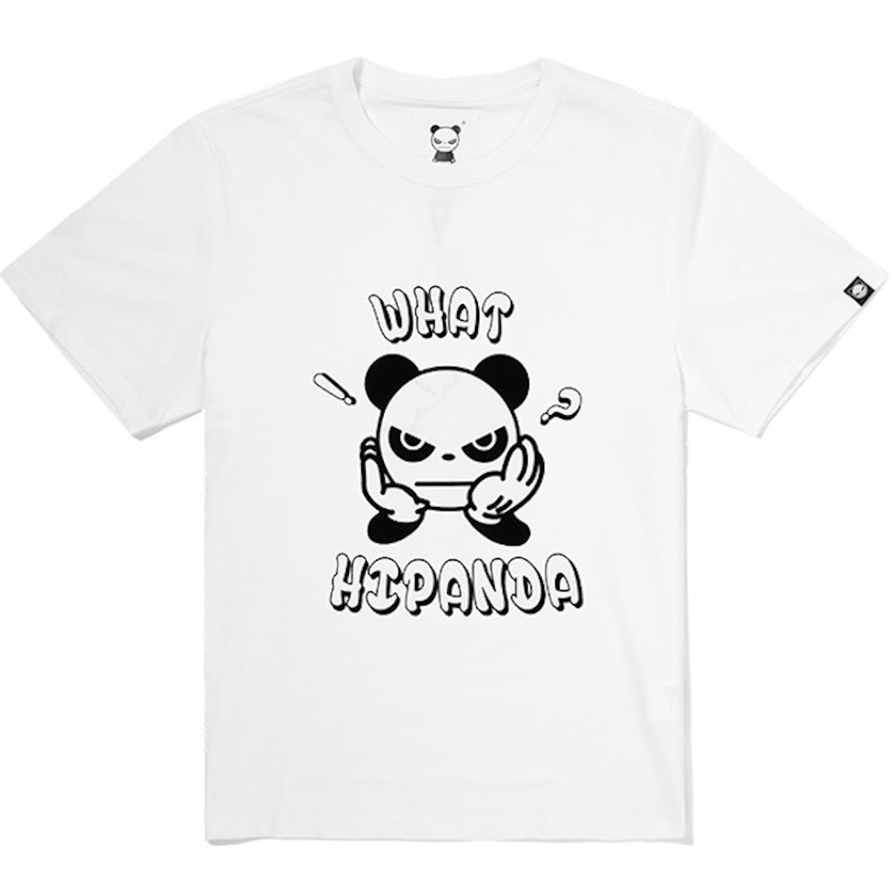 送料無料【HIPANDA ハイパンダ】レディース Tシャツ WOMEN’S WHAT'S HIPANDA T-SHIRT / WHITE・BLACK