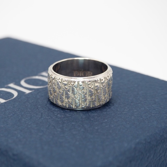 3/10掲載 DIOR  約18号 オブリー リング シルバー925 ディオール 付属品付き