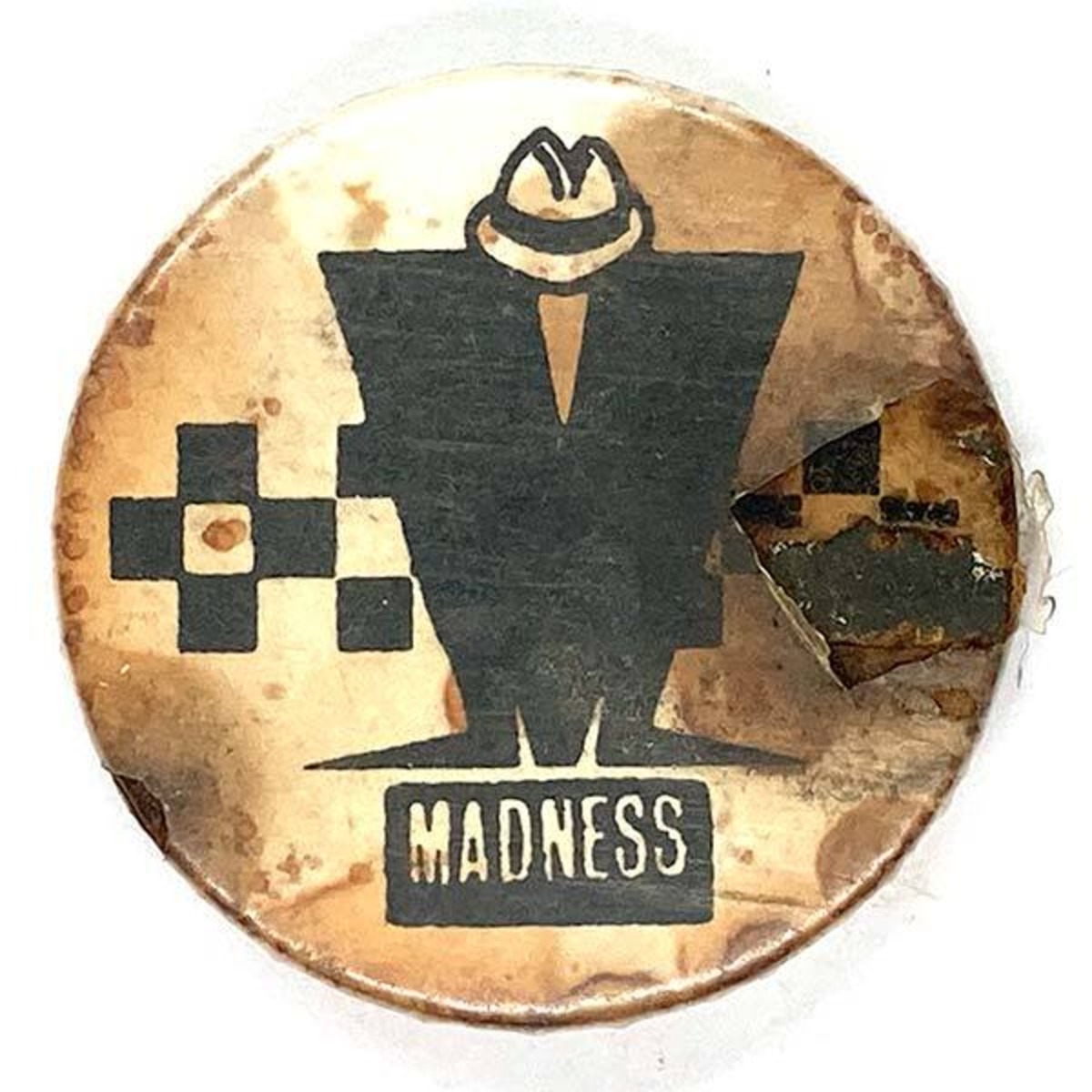 マッドネス ビンテージ 缶バッジ MADNESS Vintage Badge バンド スカ 