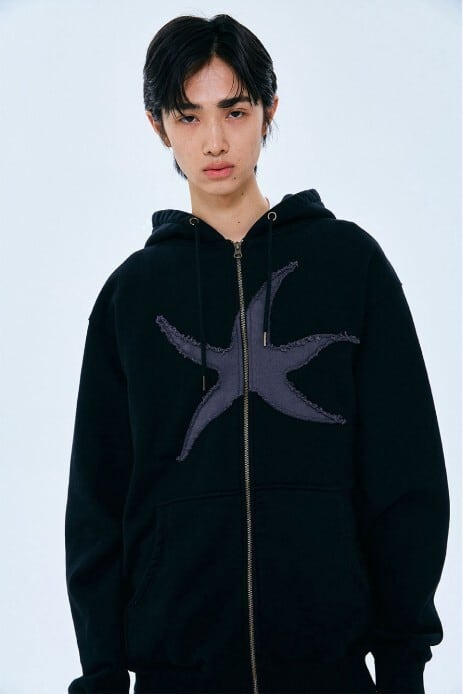 ☆THE BOYZ ソヌ 着用！！【THE COLDEST MOMENT】TCM starfish hooded