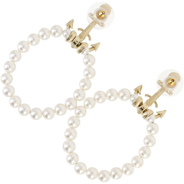 Used CHANEL シャネル ピアス ココマーク アンカーモチーフ CCロゴ GP