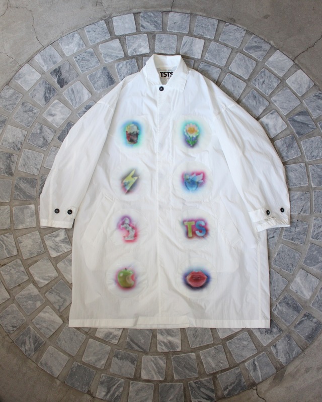 TSTS RECYCLED NYLON MISTY LENTICULAR COAT