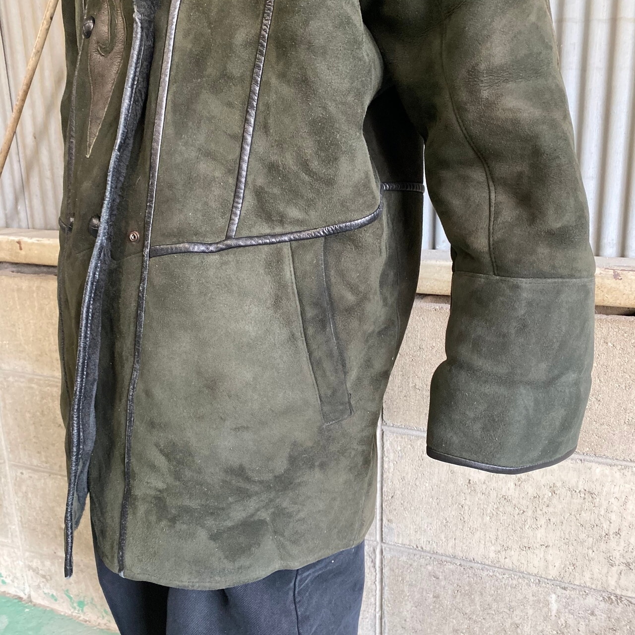 リアルムートンコート レディース企画 メンズL相当 レディースXL相当 