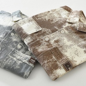 【M-3XL】Ink Pattern Shirt / インク パターン シャツ