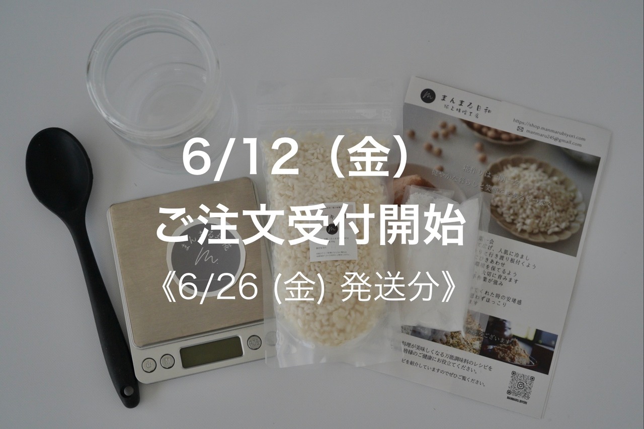 塩糀はじめてセット【6月26日(金)発送】