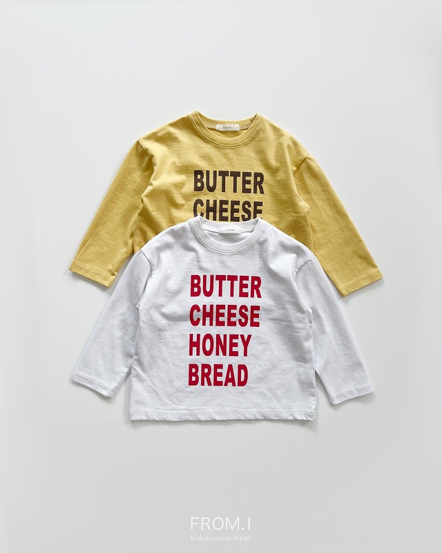 【取寄】from.i｜butter tee｜バターT｜S-JL｜kids&jr｜26 autumn