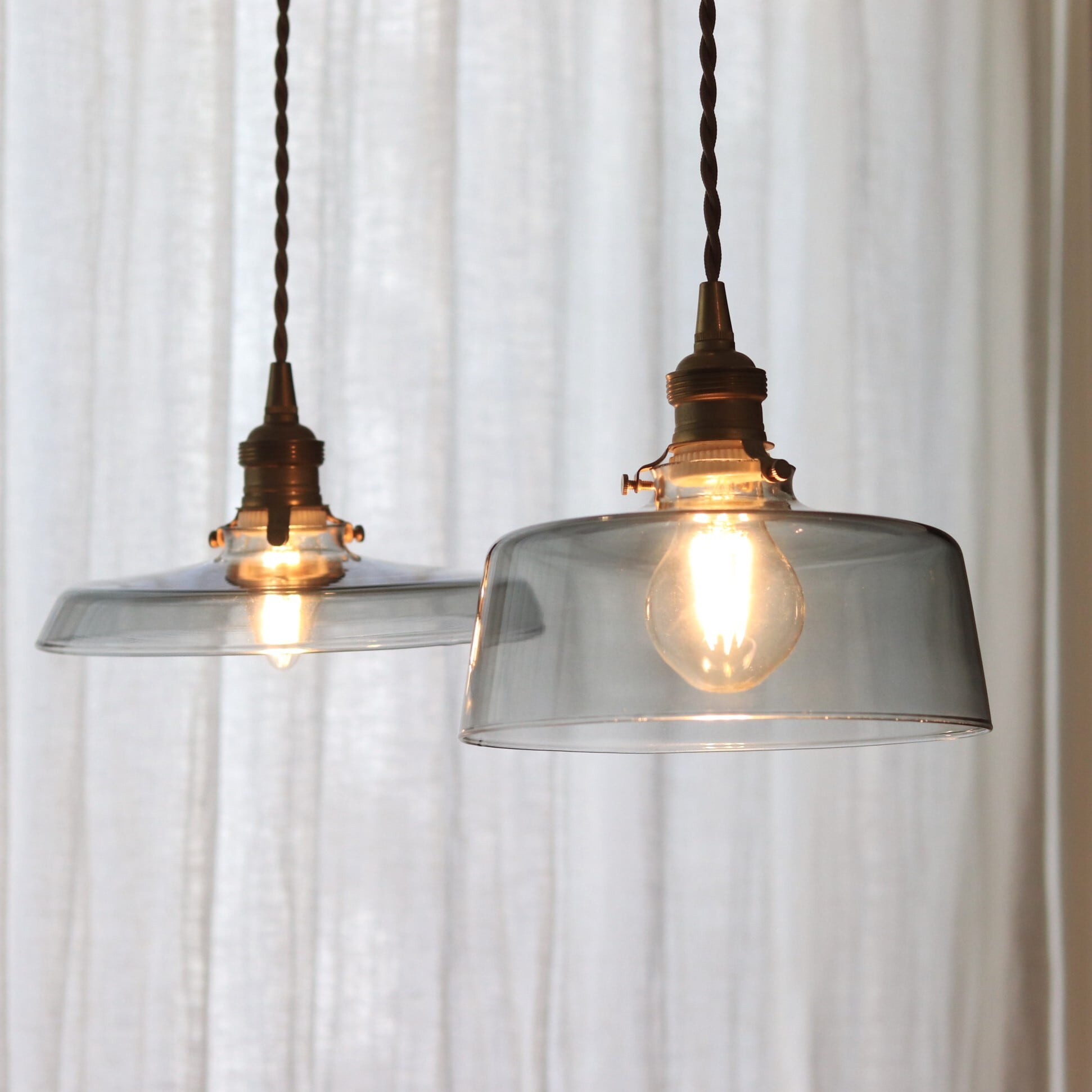 照明】ガラスシェード ミュレイ グレー | ジーフラットインテリア