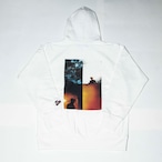 K’rooklyn Photo Hoodie × Yusuke Oishi (MARCOMONK) - White