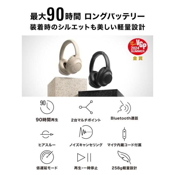 オーディオテクニカ ATH-S300BT(E) ワイヤレスヘッドホン ノイズ