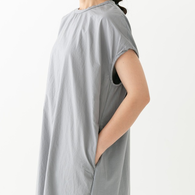 プリット prit ハイゲージ天竺×タイプライター 切替スリーブレスワンピース(P92442)全4色