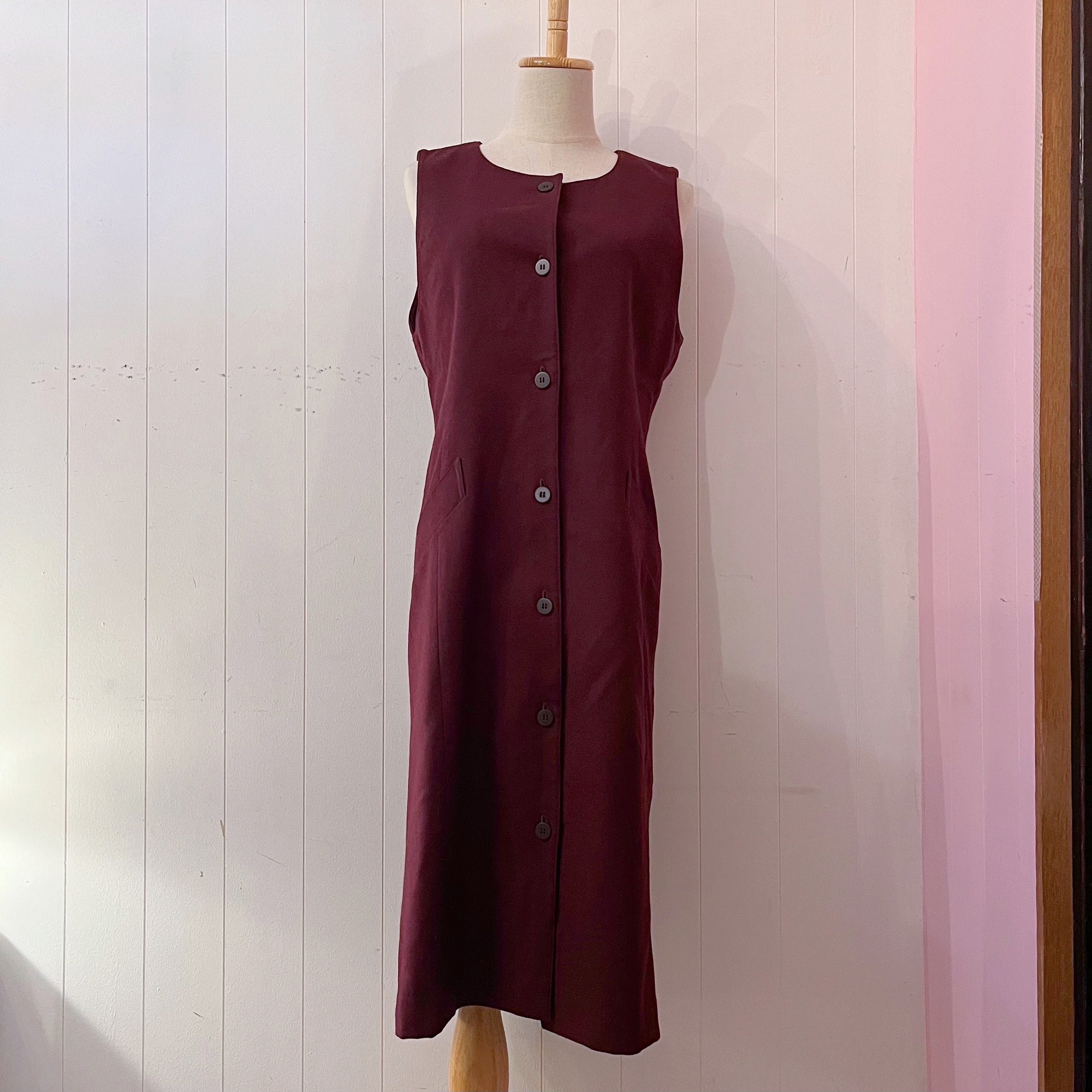 front button wool jumper skirt