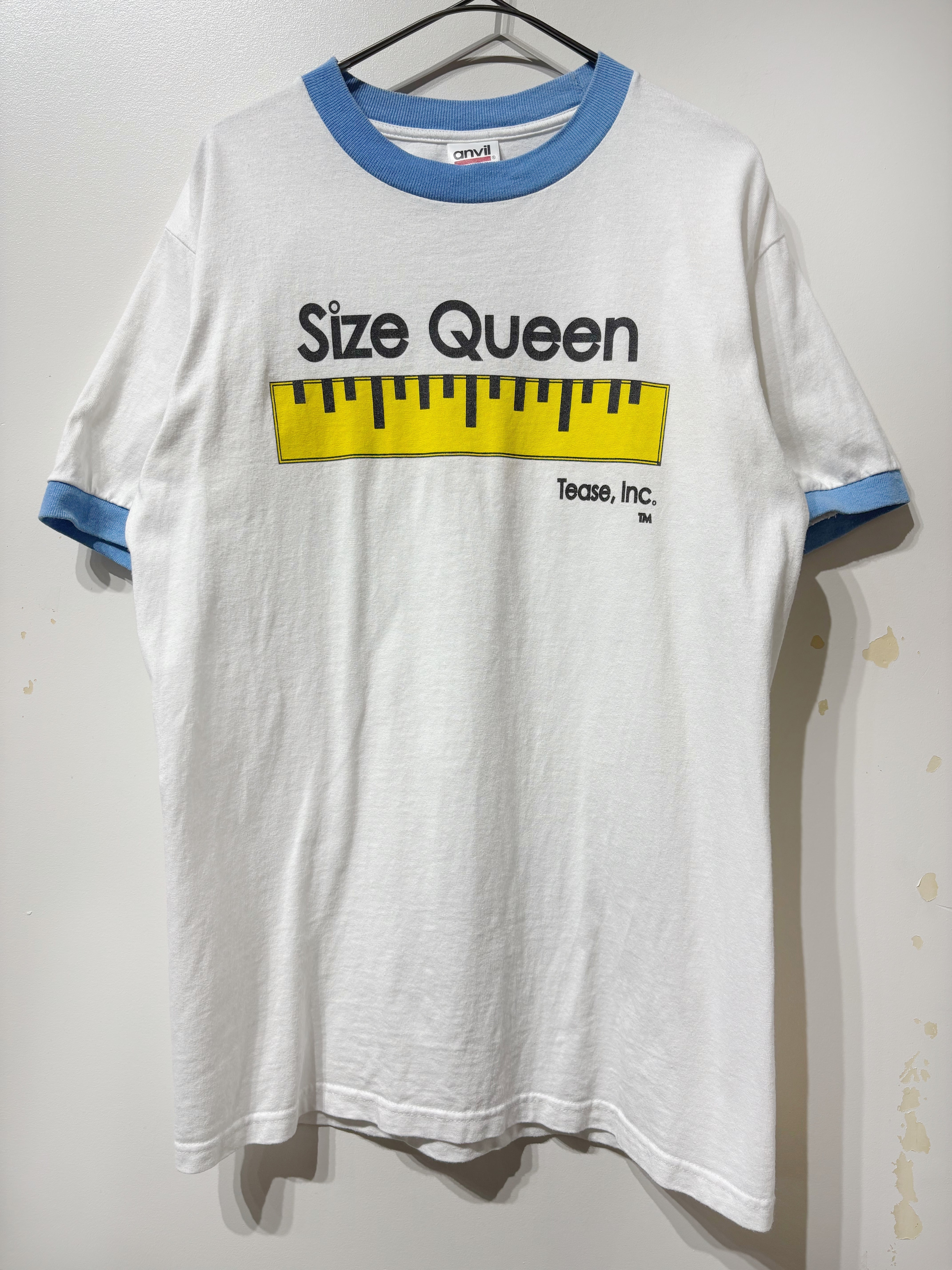 (CS2466)00’s printed ringer T-shirts “size Queen”