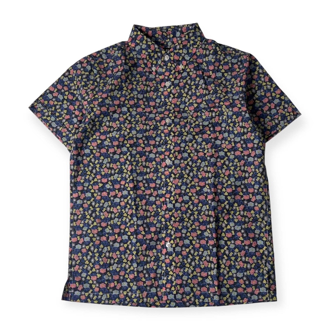 HELLY HANSEN ヘリーハンセン 花柄 BD ボタンダウン 半袖シャツ WL/マルチ レディース アウトドア