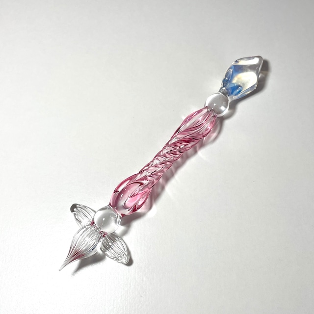 Ore glass pen  ムーンストーンホワイト