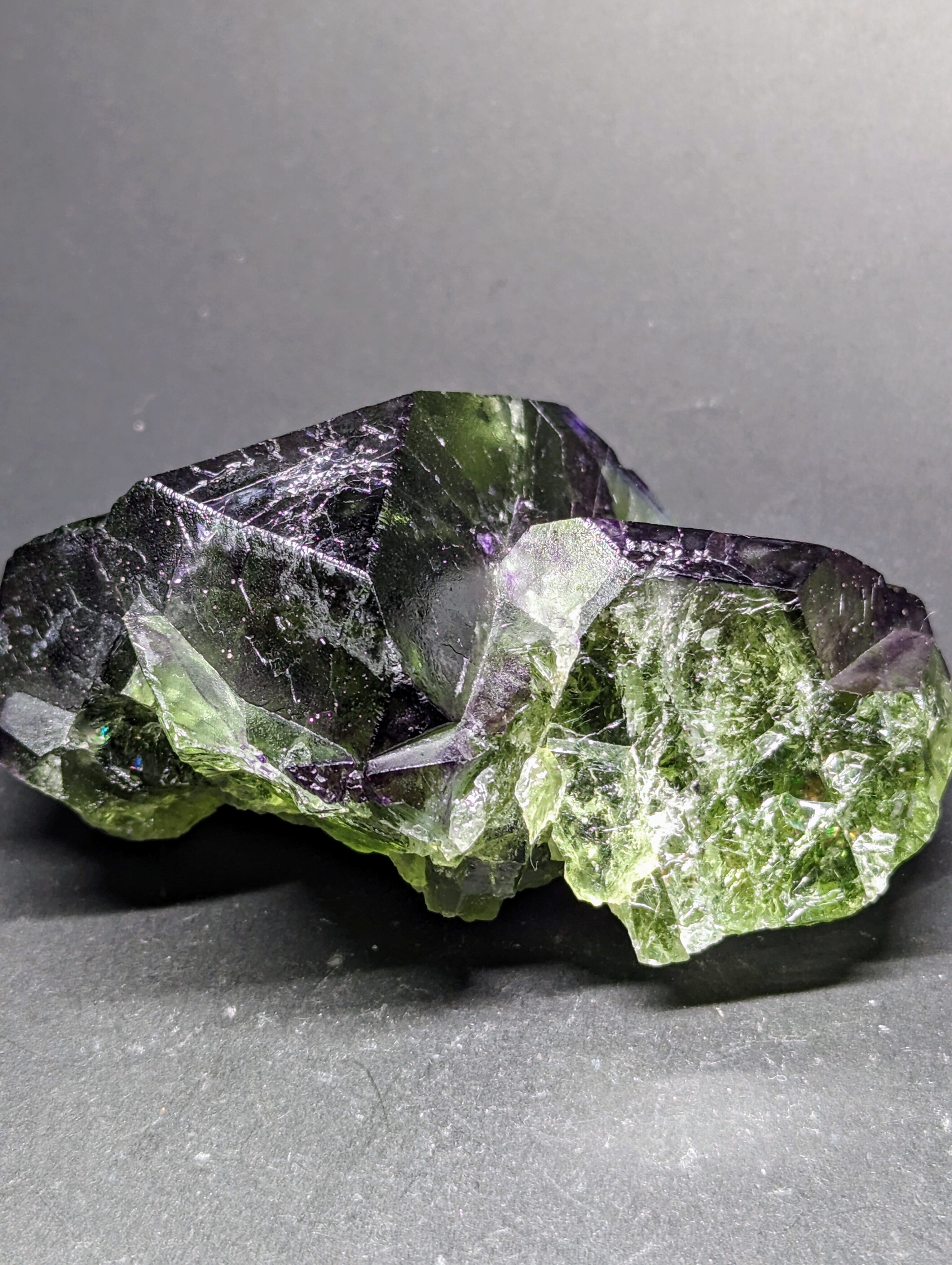 希少色/大型結晶】オコルスフローライト Okorusu mine, Namibia R5 