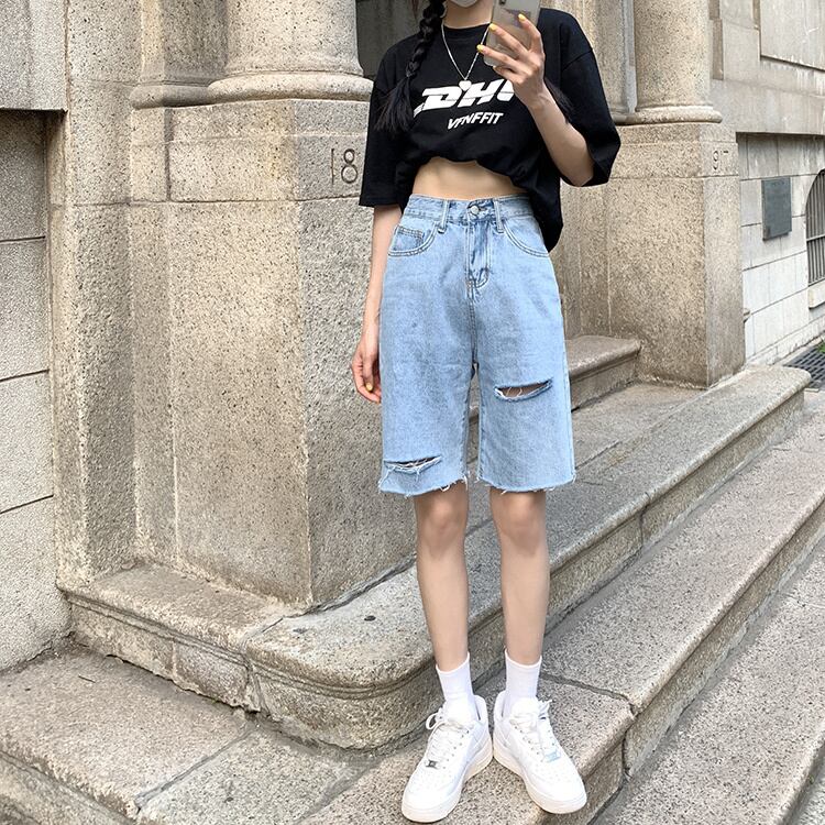 ハイウェストウェストジーンズ サマー薄手 夏物 ドラファッションホール20706544864