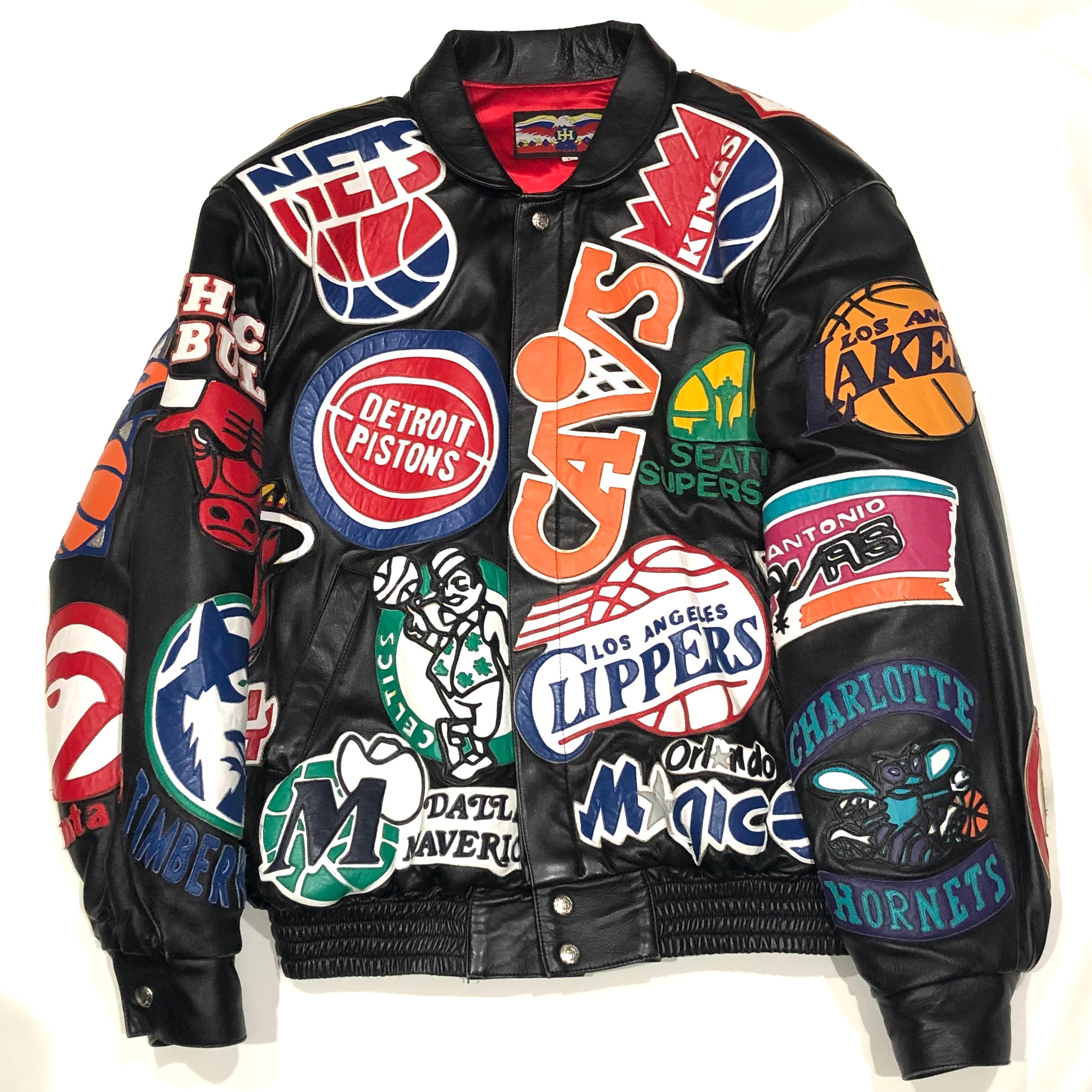 VINTAGE JEFF HAMILTON NBA LEATHER JACKET（ヴィンテージ