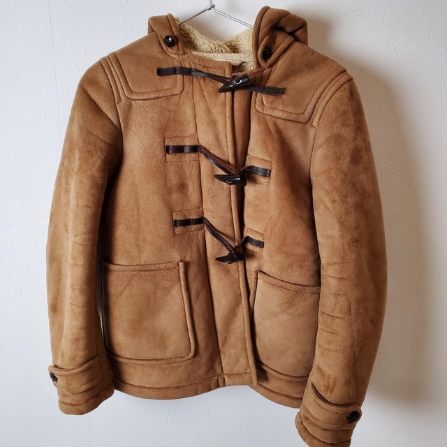 【USED】coen　コーエン　コート　ダッフル　裏ボア　防寒 仕事