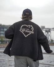 【#Re:room】CACTUS HEART JACQUARD CARDIGAN［REK158］