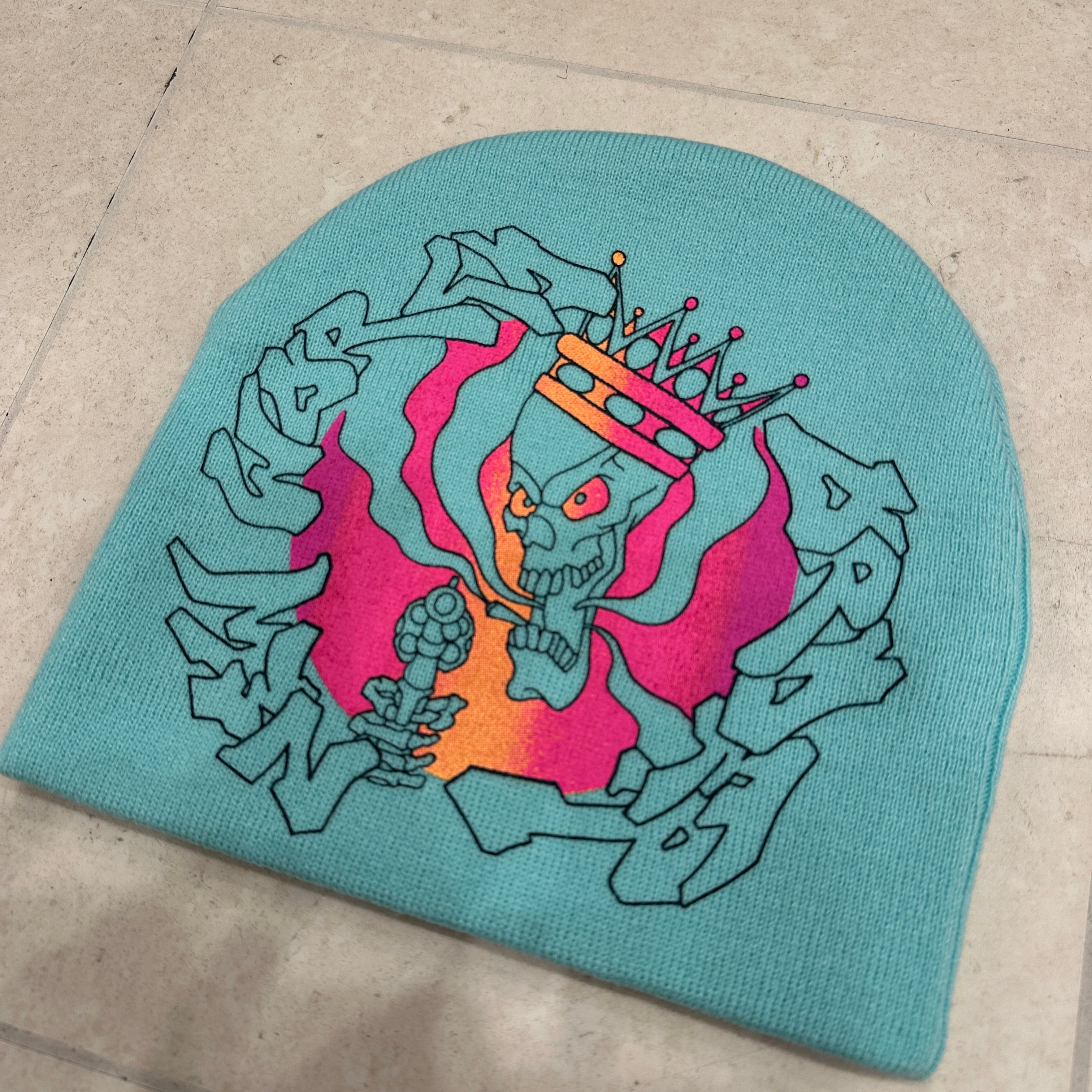 SUPREME NEW WORLD ORDER BEANIE BLUE NEW ⑧ | safarionline