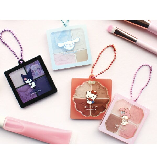 サンリオキャラクターズ トレーディングアイシャドウ風キーチェーン 全