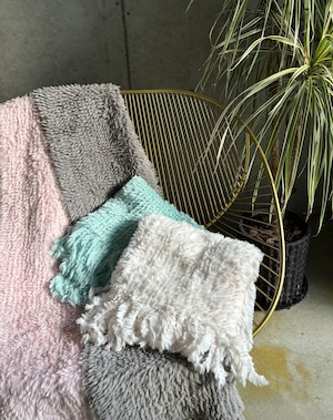 【即納】ふわふわファータッチマフラー【ピンク】