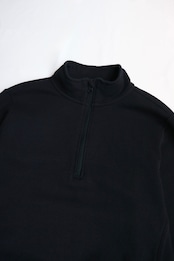 Russell Athletic black half zip sweater