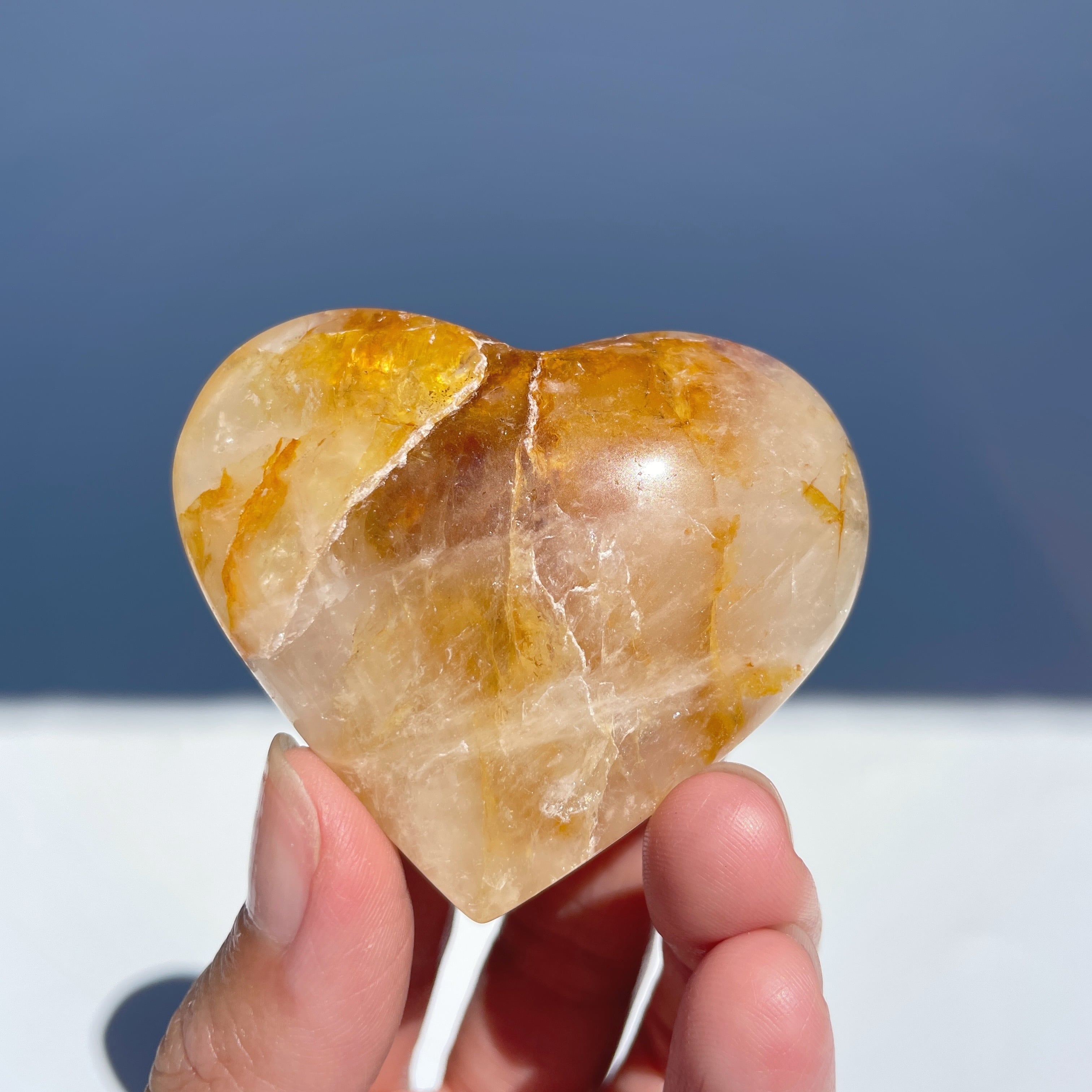 ゴールデンヒーラー ハート型22◇Golden Healer◇ 天然石・鉱物