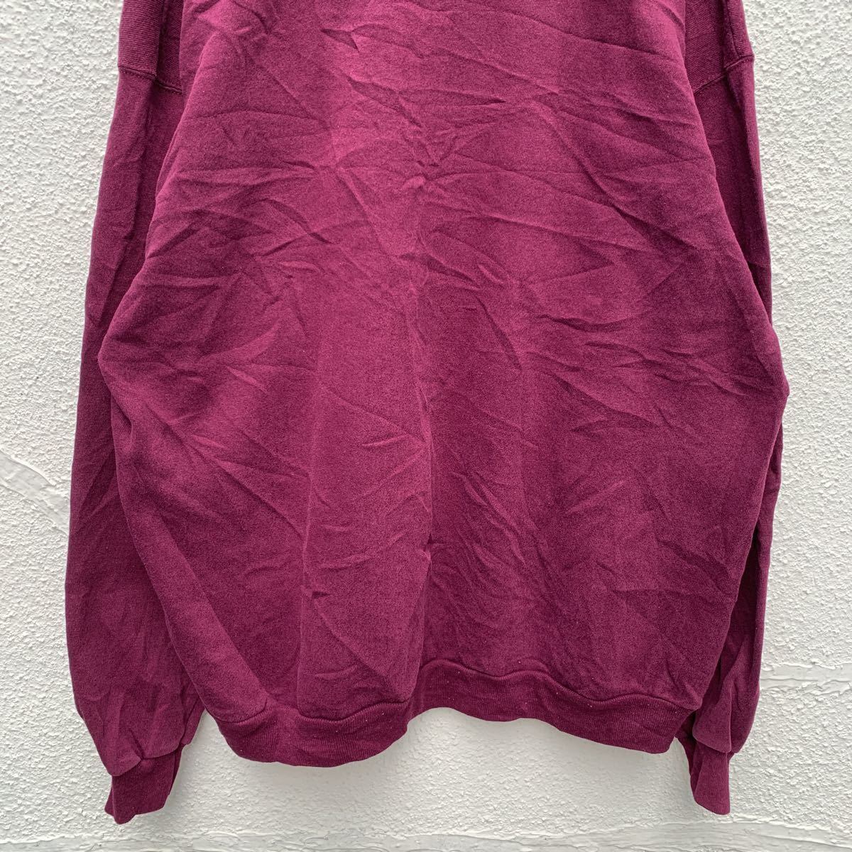 MORNING SUN レイヤードネック スウェット トレーナー ウィメンズ XL