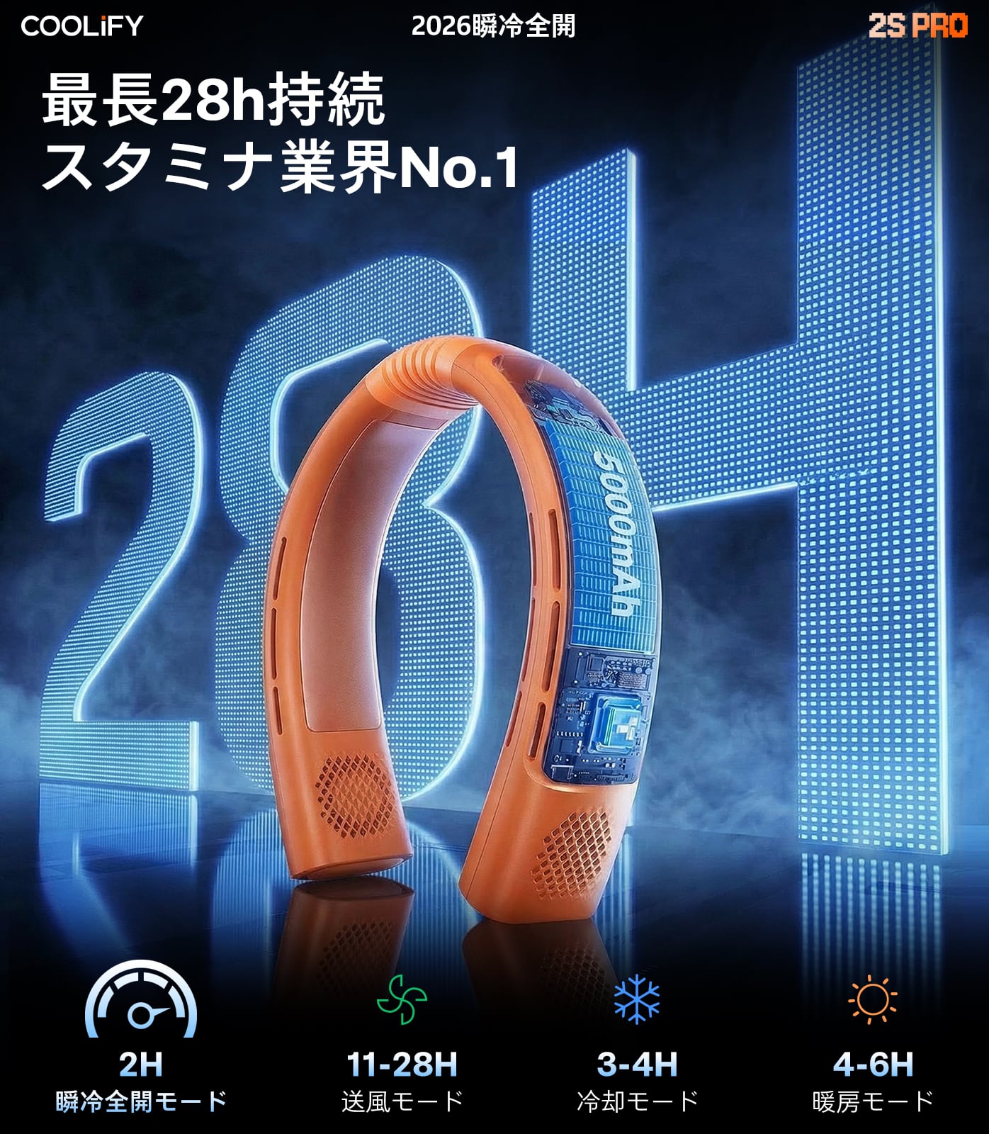 TORRAS（トラス）COOLiFY 2S Pro ネッククーラー 【2026年モデル・首