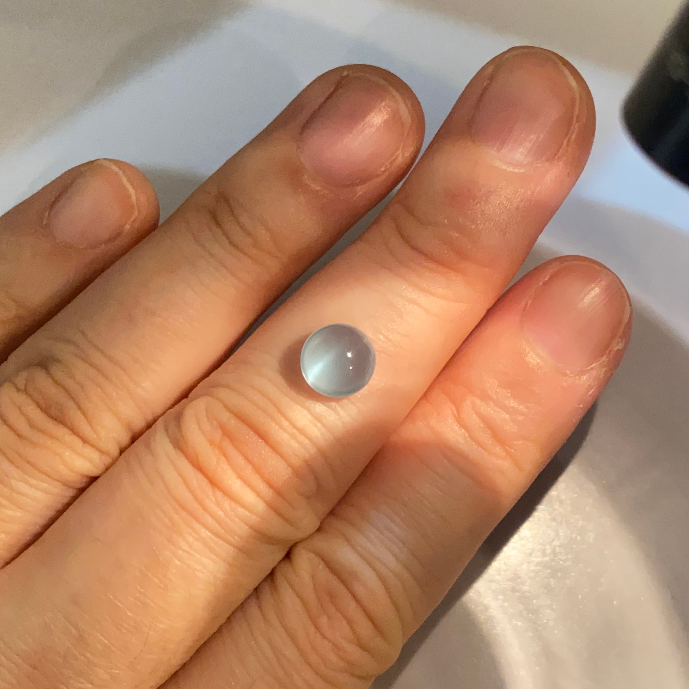 高品質　アクアマリンキャッツアイ1