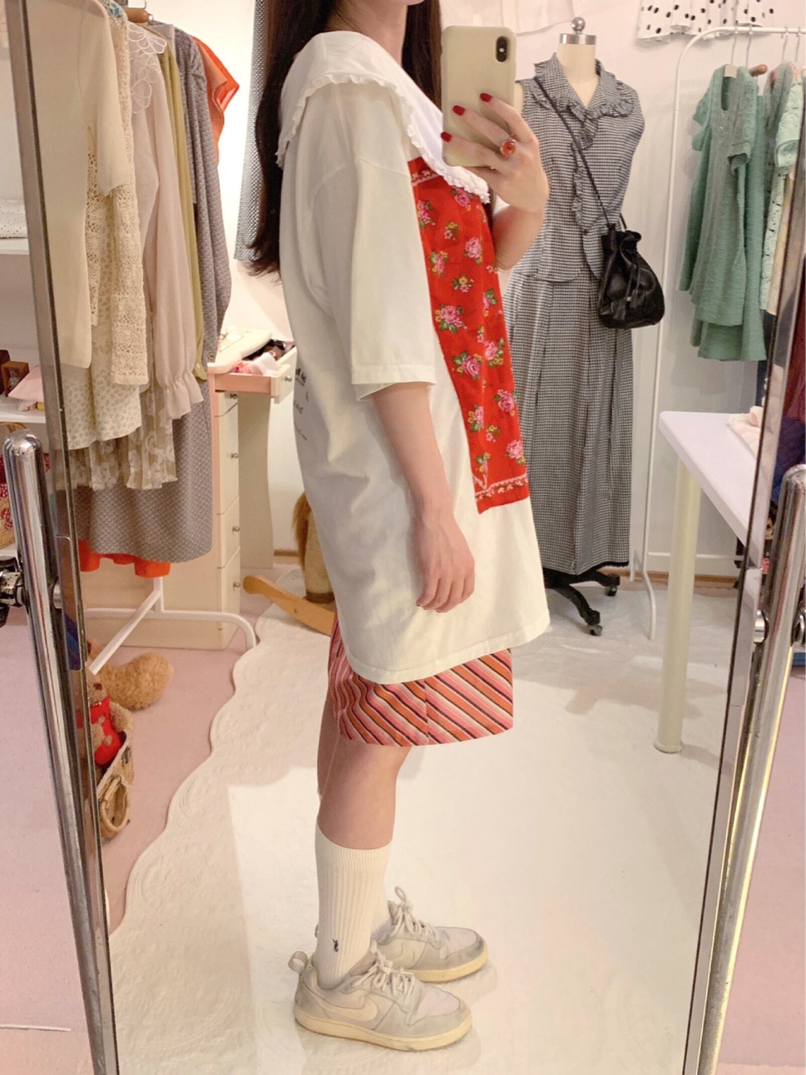 remake / bib collar handkerchief T