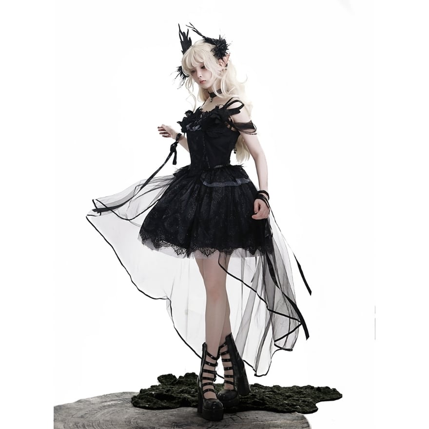 ゴスロリ通販 With U ゴスロリ ゴスロリ 地雷系 セットアップ 4