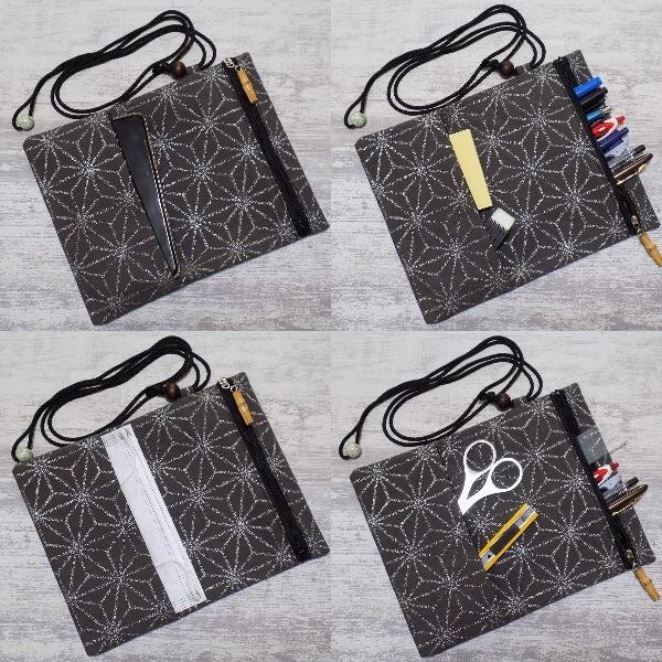 ガシャ髑髏　ハンドメイド　ウエストポーチ　道中財布　リュック ガシャ髑髏 ハンドメイド ウエストポーチ 道中財布 リュック ＊新型紙