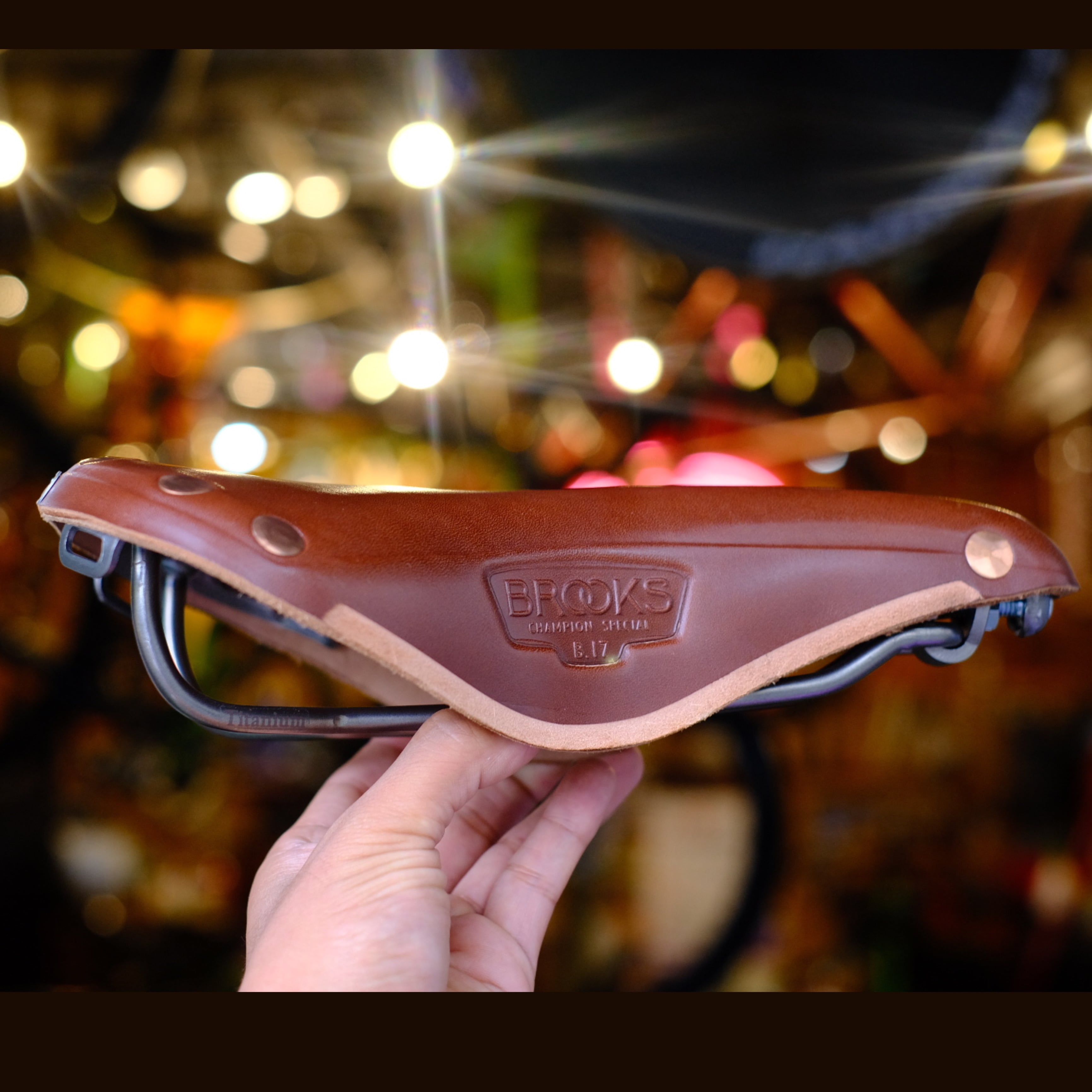 BROOKS B17 チタンモデル 焦げ茶 BROOKS ( ブルックス ) サドル B17