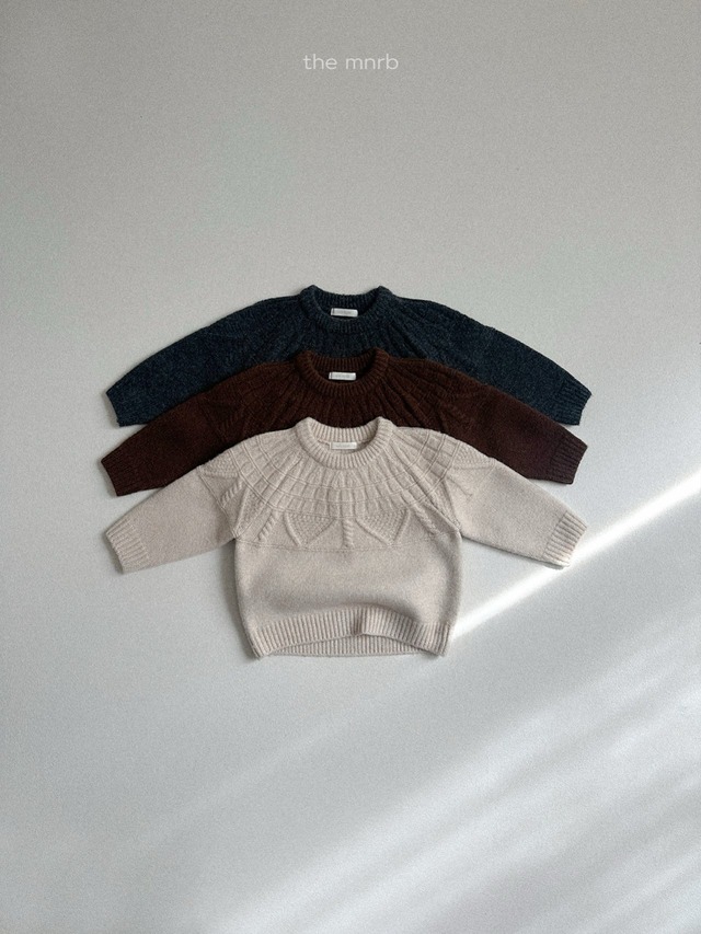 【即納】cable knitwear / minirobe