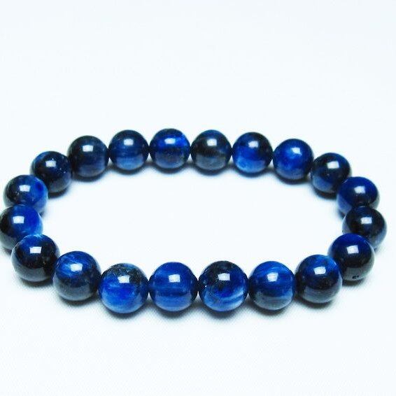 カイヤナイト ブレスレット 10mm 一点物 メール便可 [M便 1/10] 111-48035