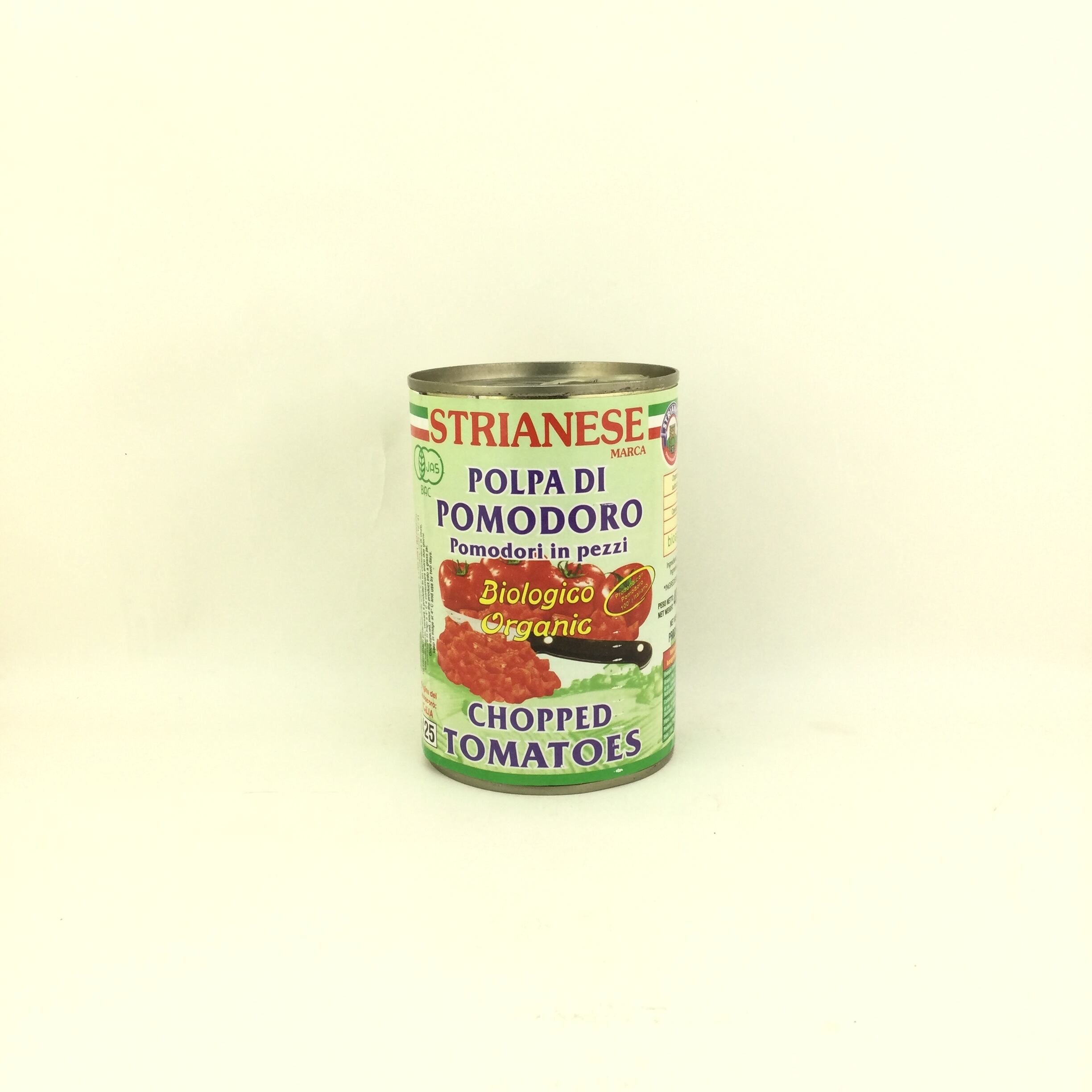 自然食BIO　400ｇ　オンラインショップ　ストリアネーゼ　有機トマト缶（カット）