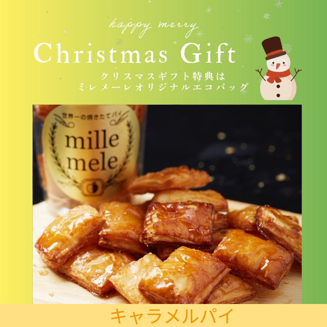 ★クリスマスギフトプレゼント付き★キャラメルパイ(1カップ)と世界一のアップルパイ(4個)のセット